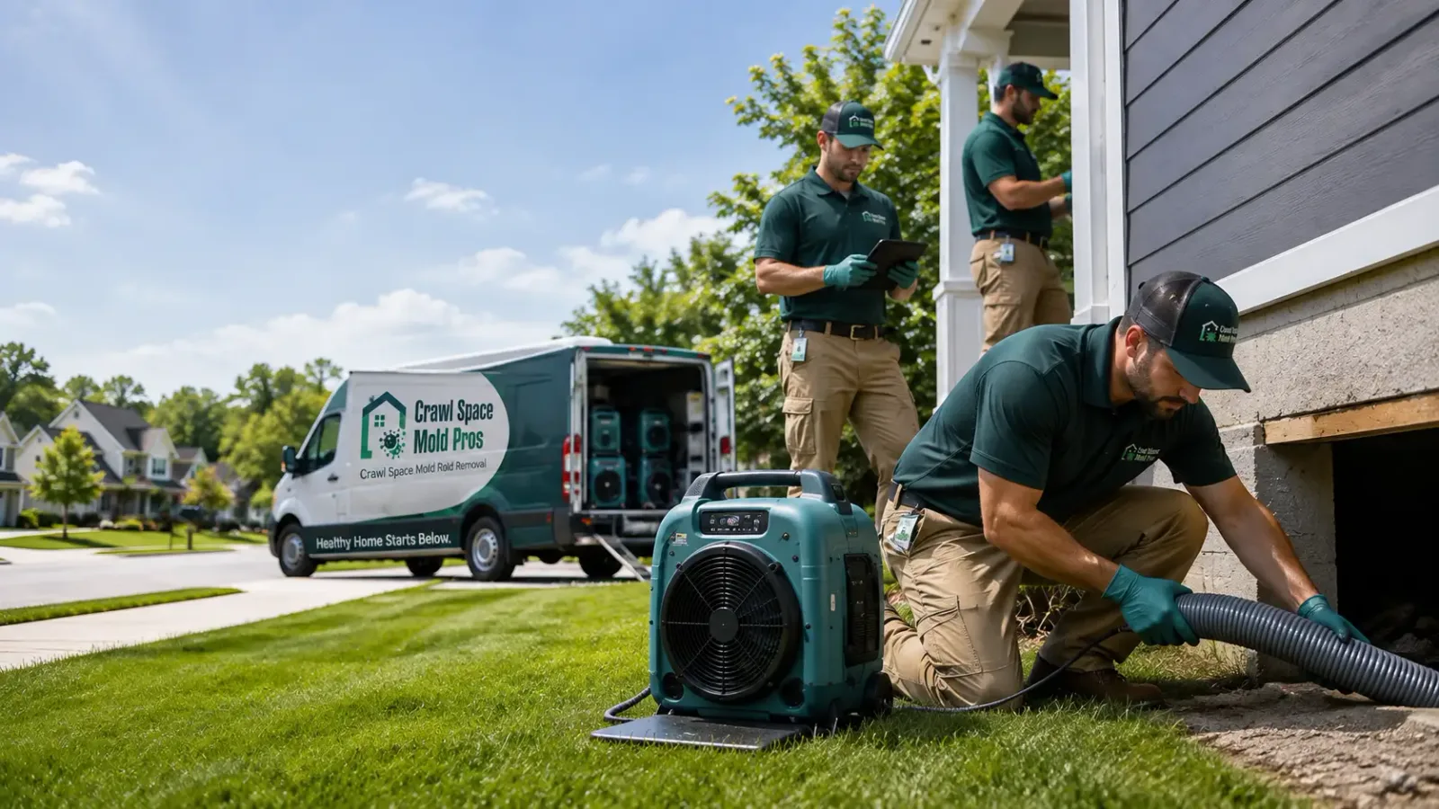 Crawl Space Mold Removal in Garden, MI